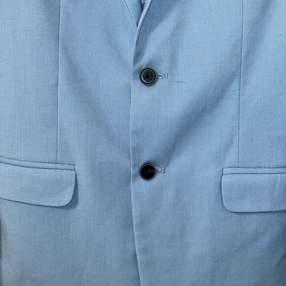 Calvin  Klein Blue Jacket Suit(Size 18) - Picture 14 of 15